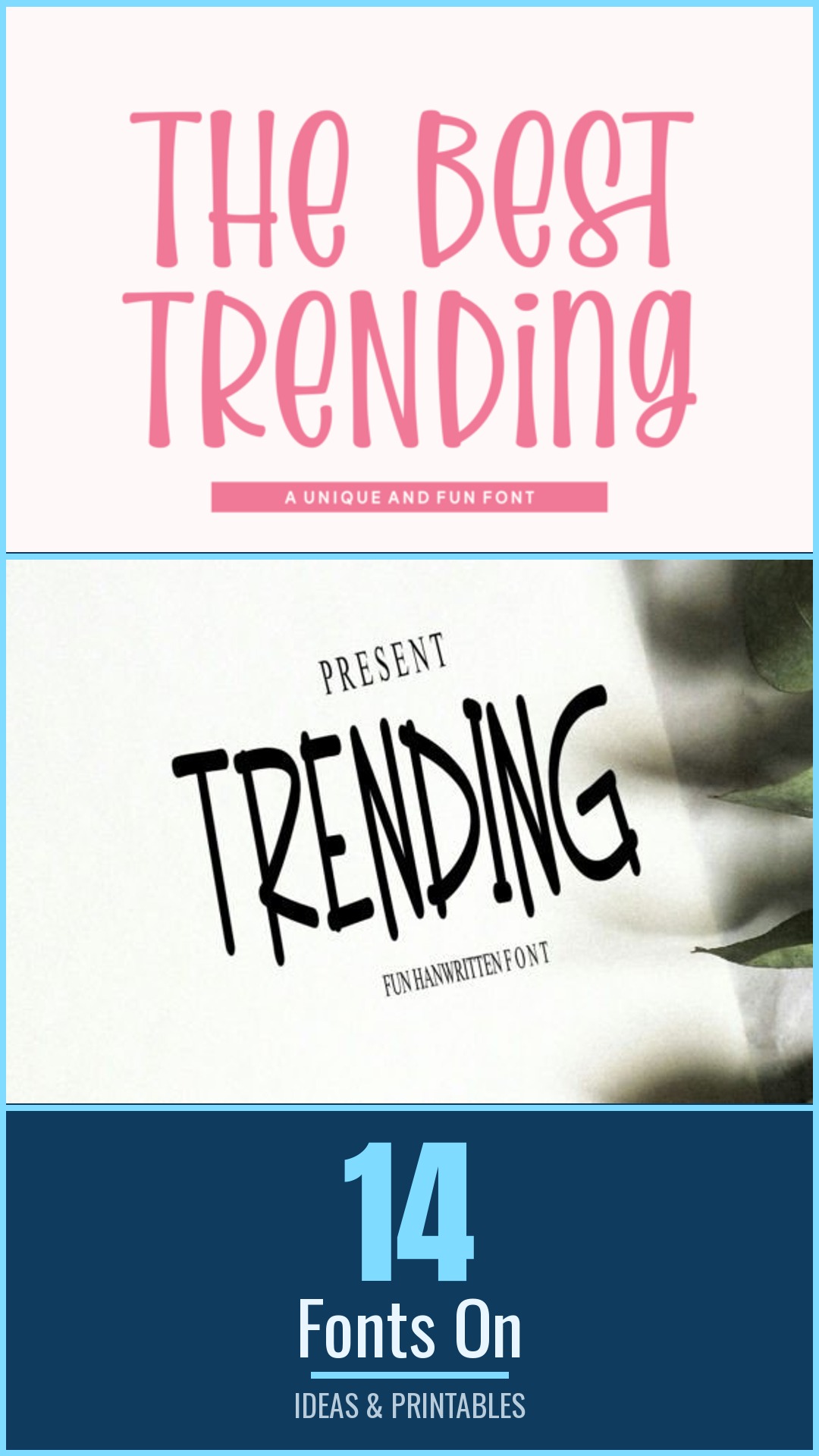 14 Fonts On